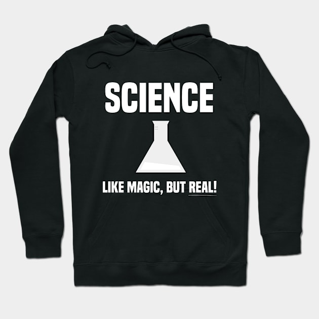 Science Like Magic But Real Atheist Hoodie by Mellowdellow